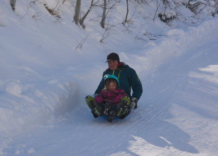 sledding